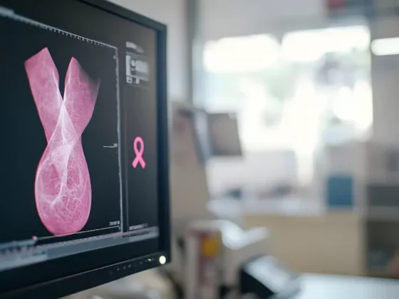 Microcalcifications : petits points blancs sur la mammographie